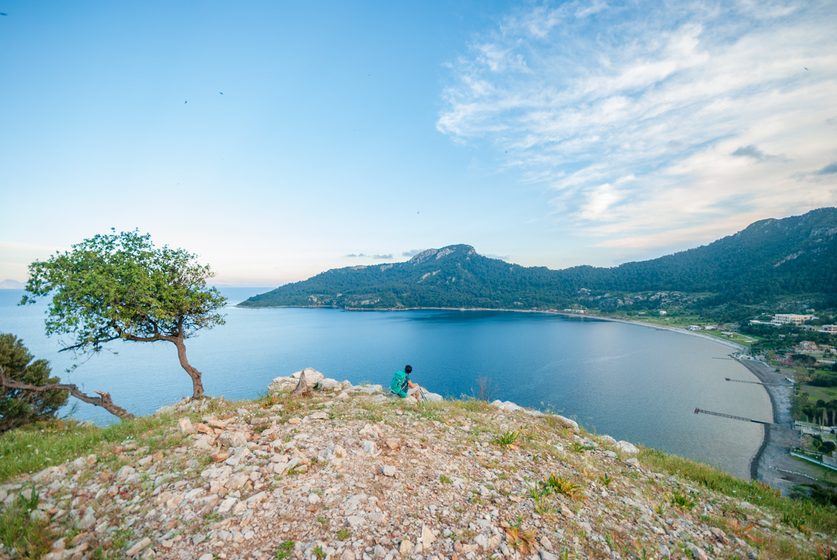 Kumlubuk Bay as seen from the ruins of Amos near Marmaris