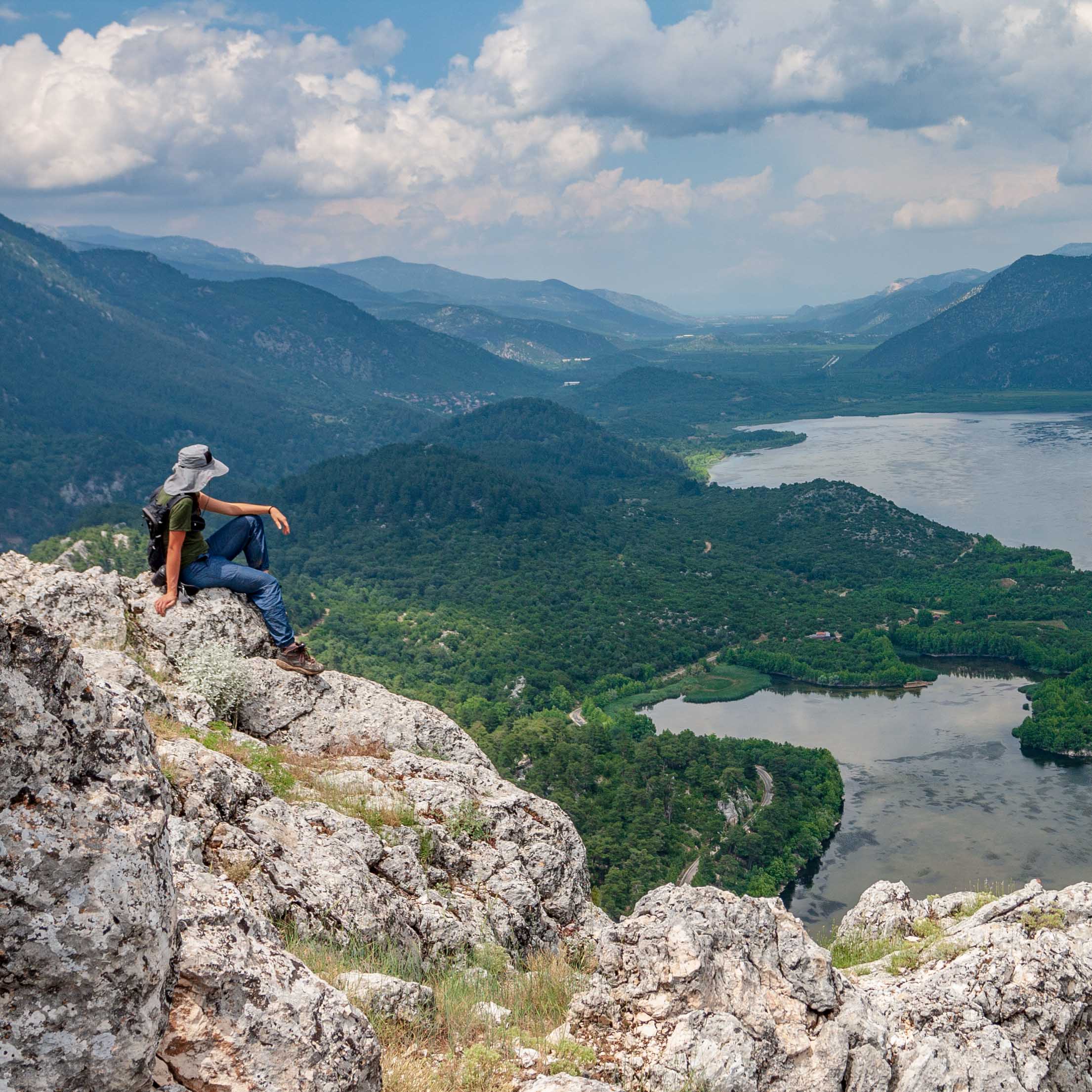 Kumlubuk Bay as seen from the ruins of Amos near Marmaris