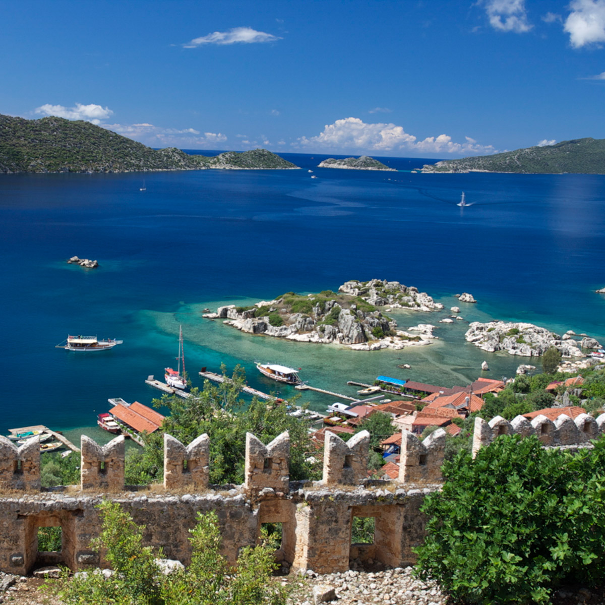 Views from Simena Castle